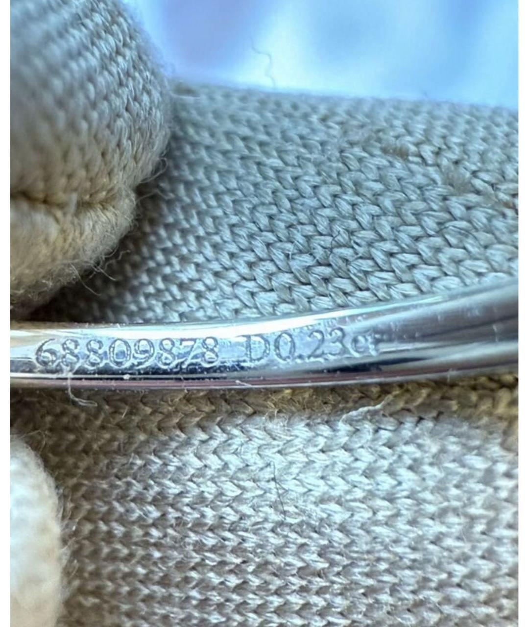TIFFANY&CO Серебряное платиновое кольцо, фото 4