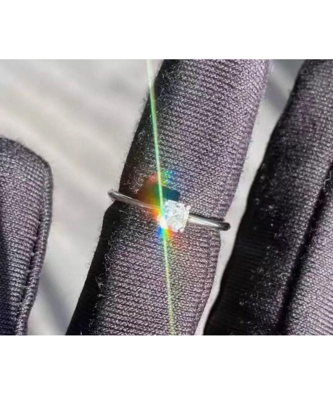 TIFFANY&CO Серебряное платиновое кольцо, фото 7