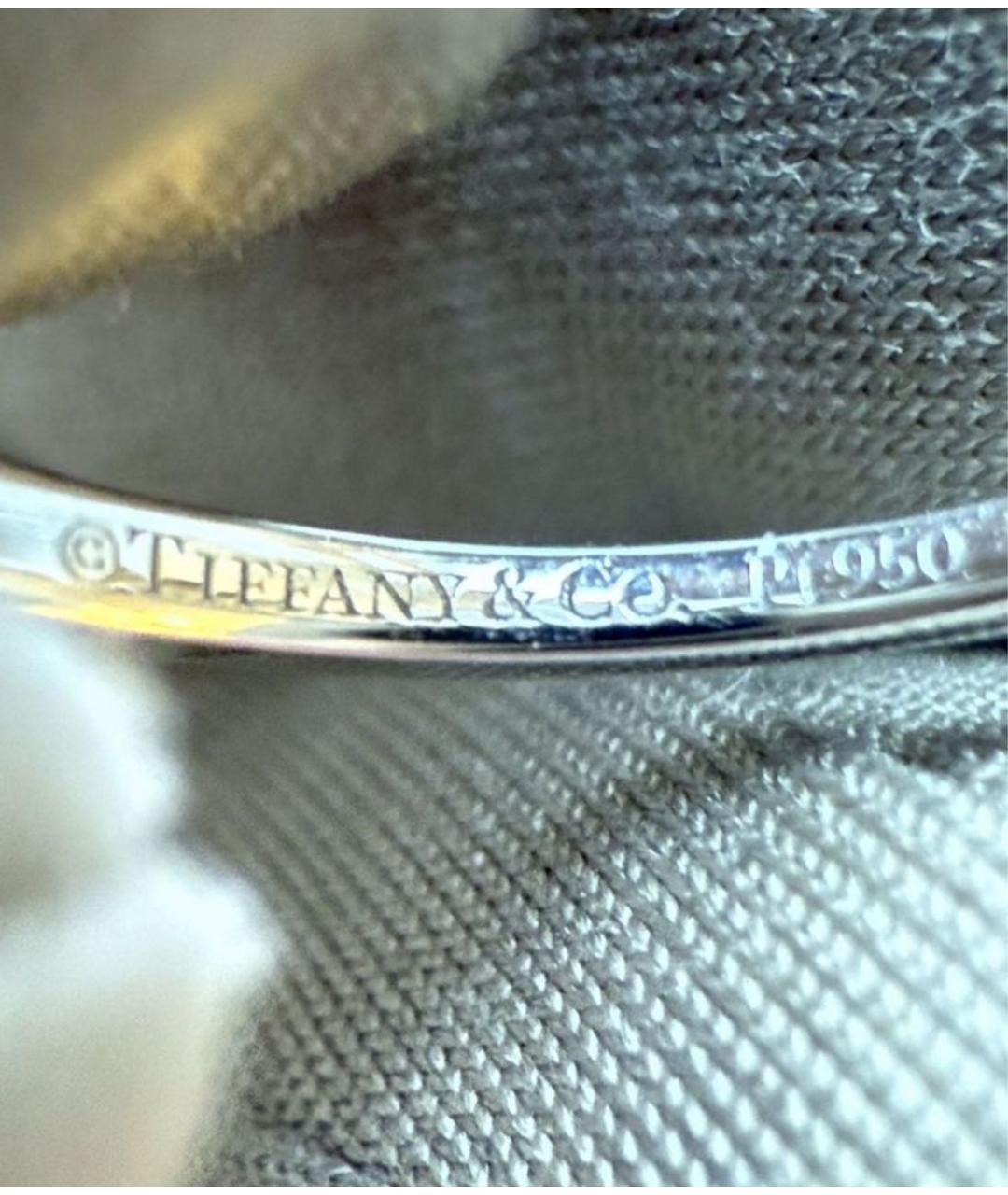 TIFFANY&CO Серебряное платиновое кольцо, фото 5