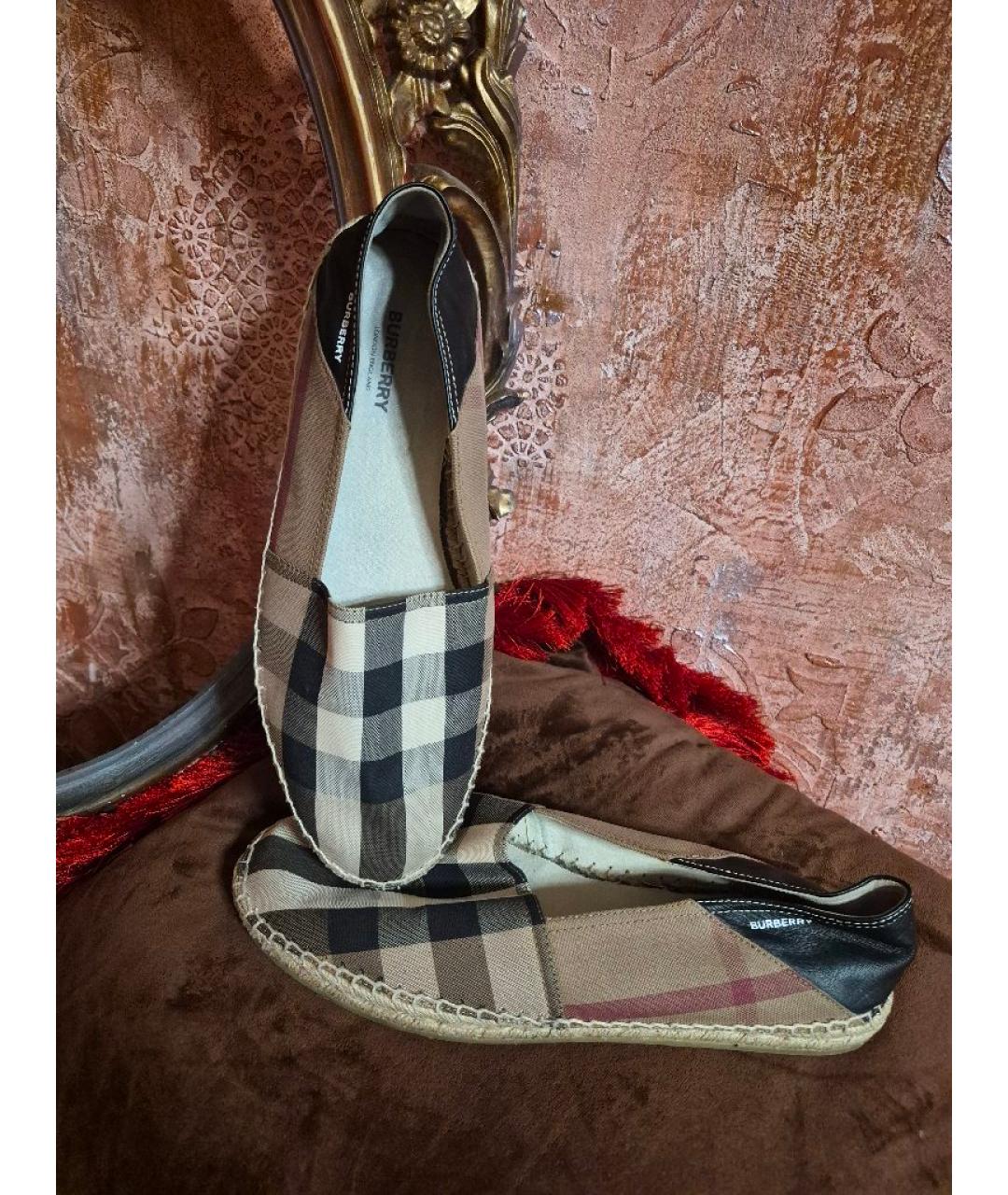 BURBERRY Бежевые эспадрильи, фото 3