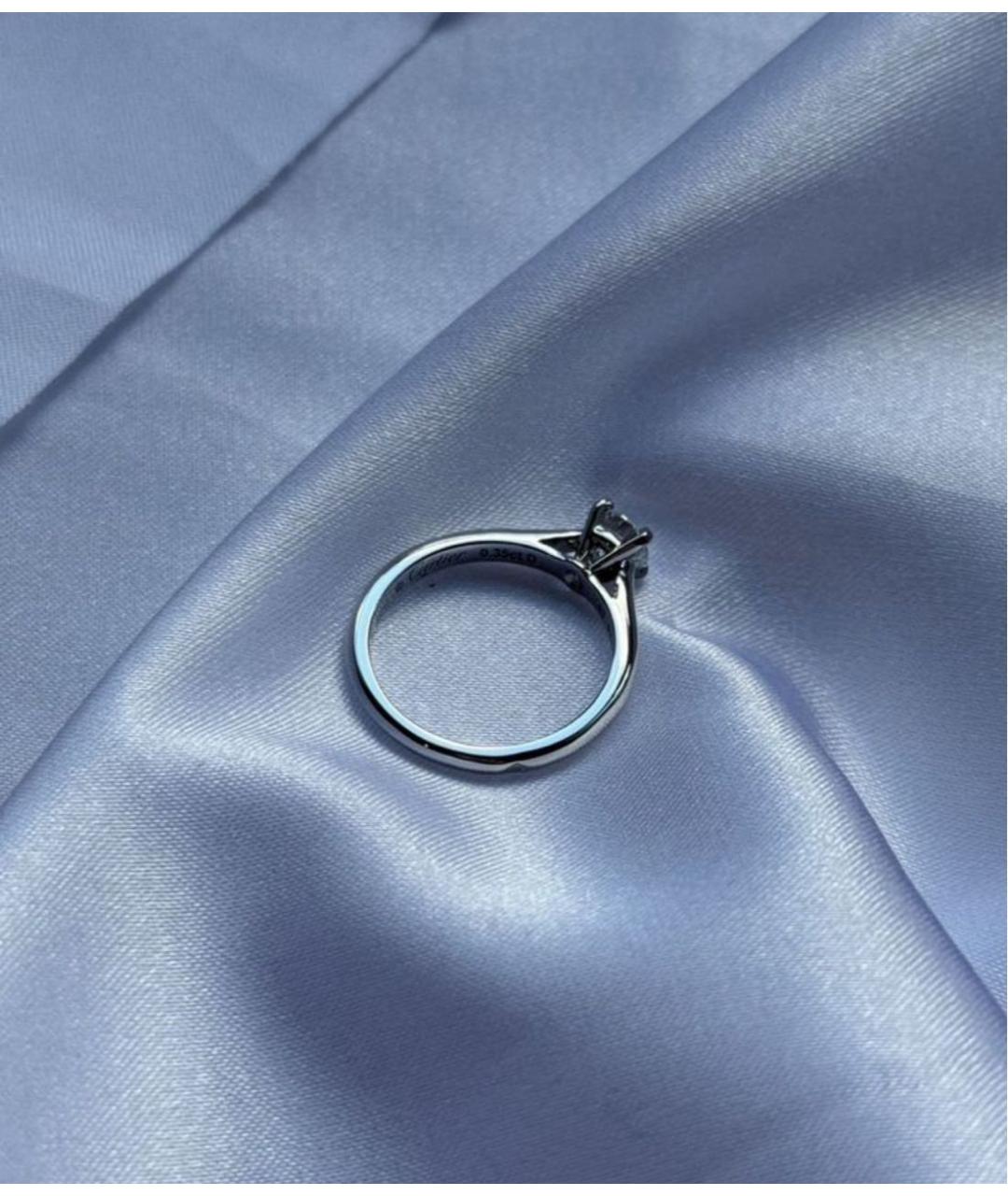 CARTIER Серебряное платиновое кольцо, фото 6
