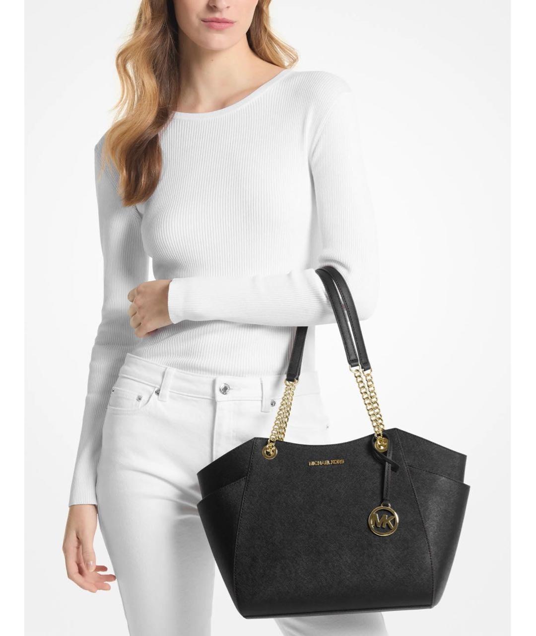 MICHAEL KORS Черная сумка через плечо, фото 3