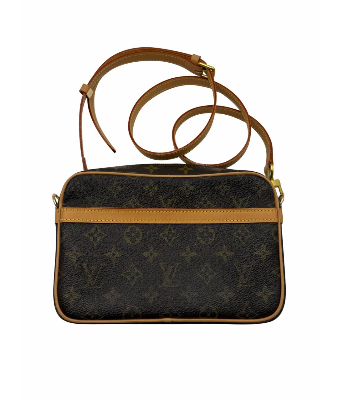 LOUIS VUITTON Коричневая сумка через плечо из канвы, фото 1