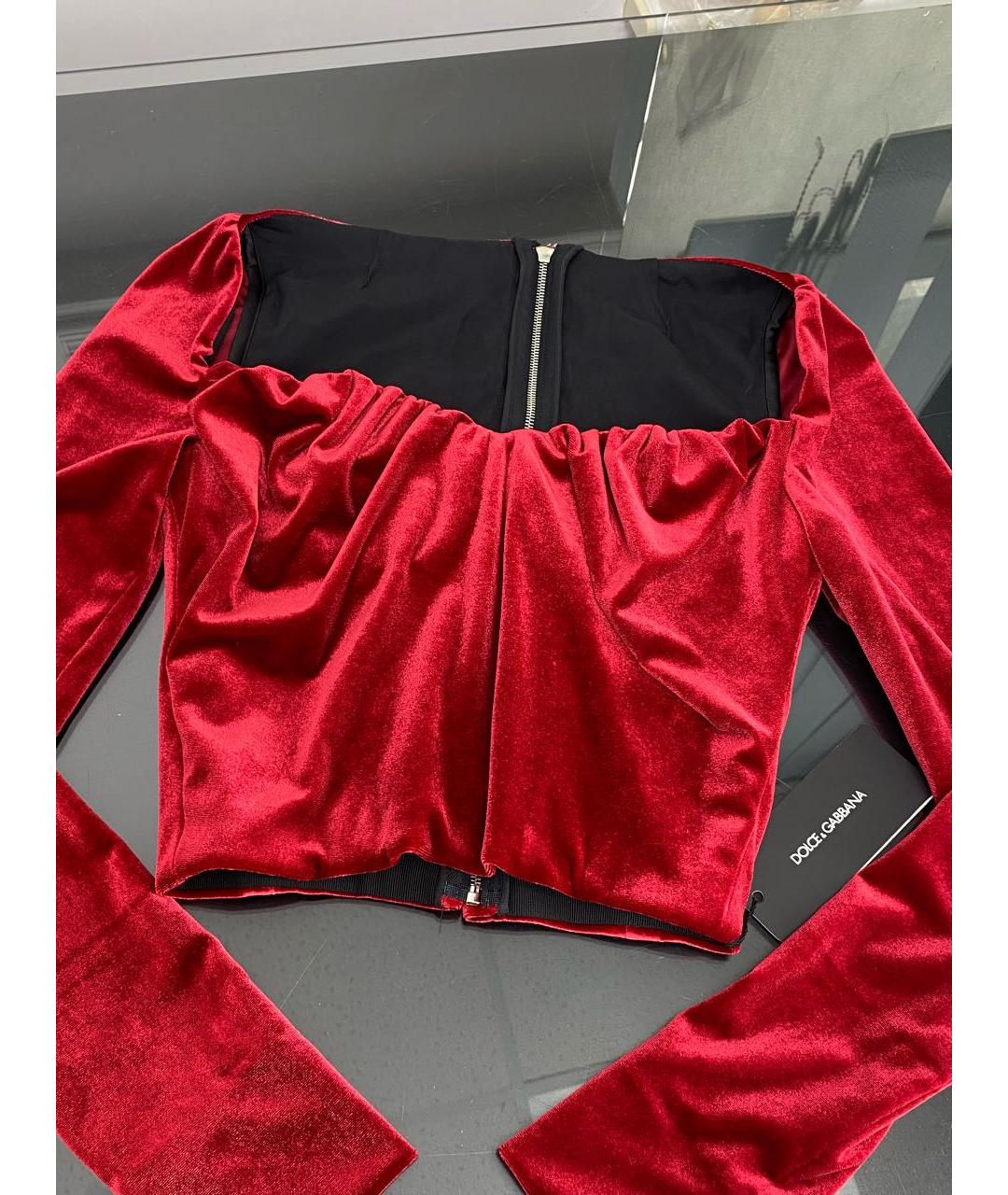 DOLCE&GABBANA Бордовый корсет, фото 5