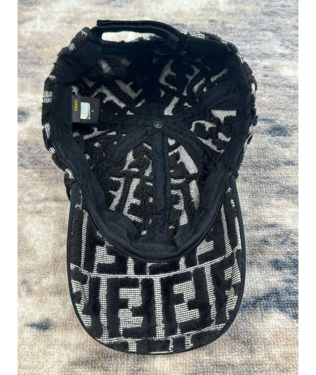 FENDI Черная кепка, фото 4