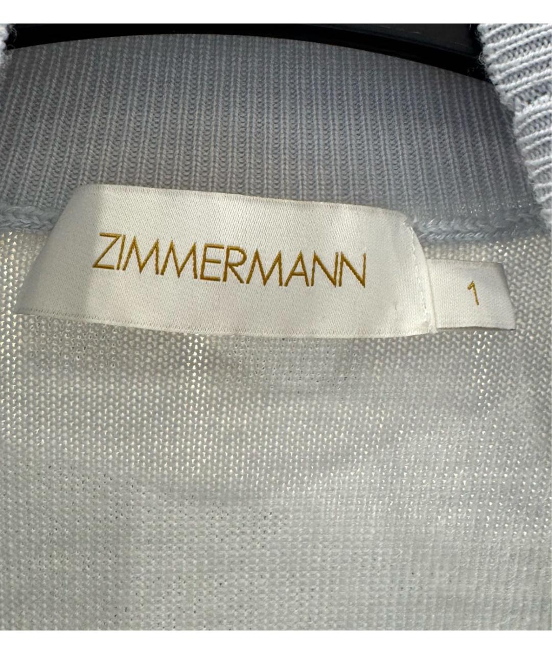 ZIMMERMANN Голубой джемпер / свитер, фото 4