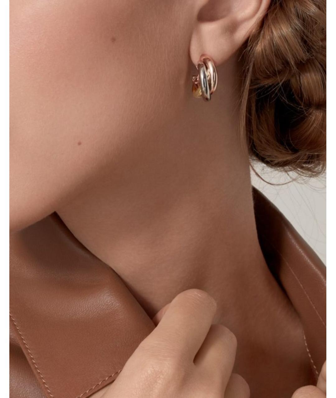 CARTIER Золотые серьги из желтого золота, фото 2