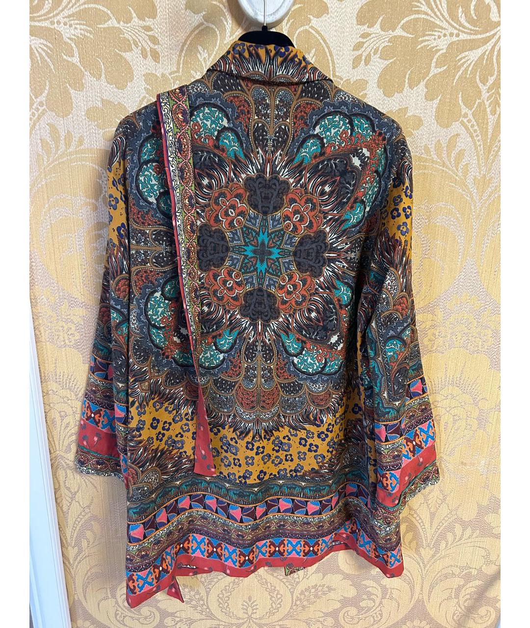 ETRO Коричневый шерстяной жакет/пиджак, фото 2