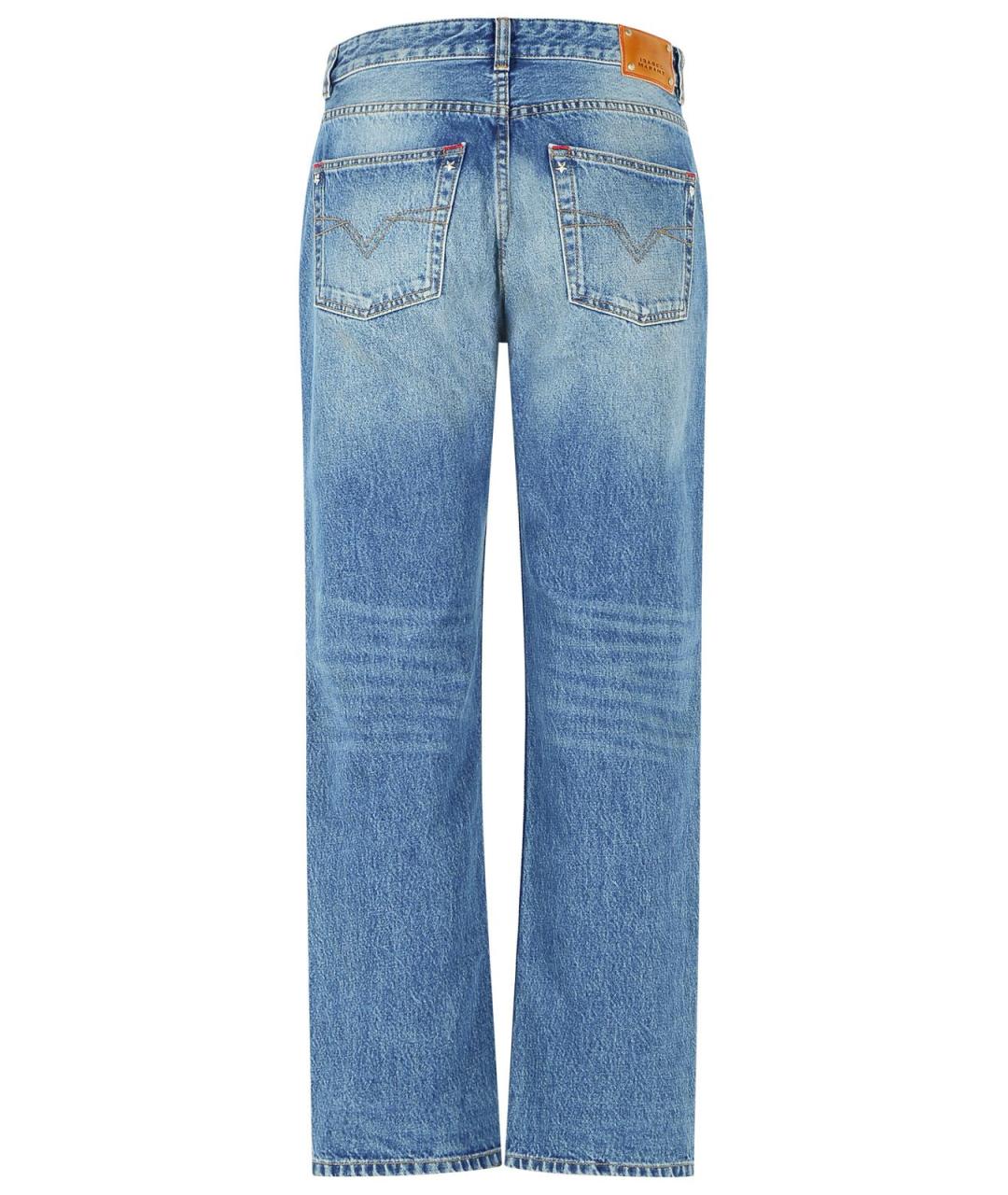 ISABEL MARANT Голубые прямые джинсы, фото 3