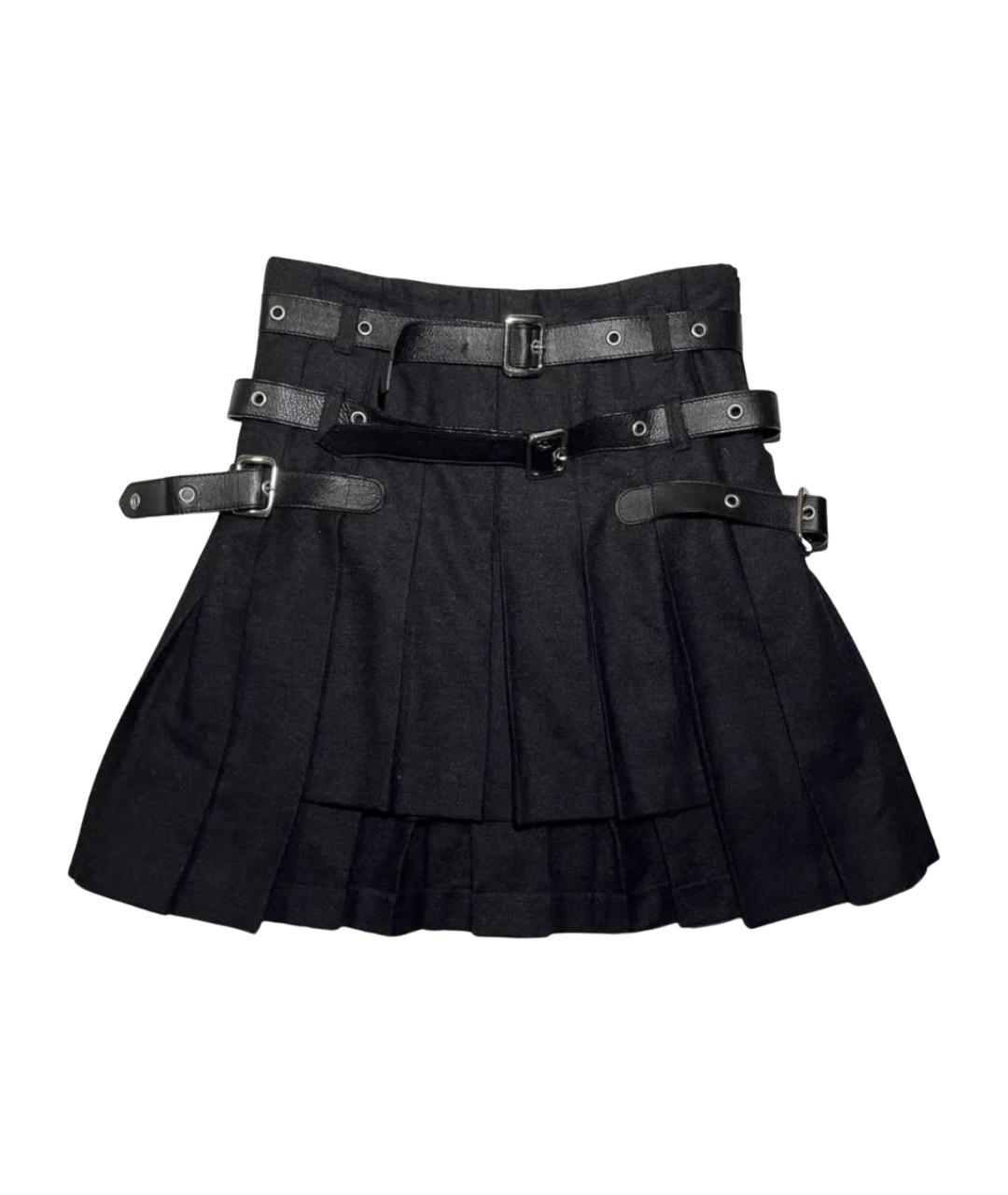 DOLCE&GABBANA Черная юбка мини, фото 1
