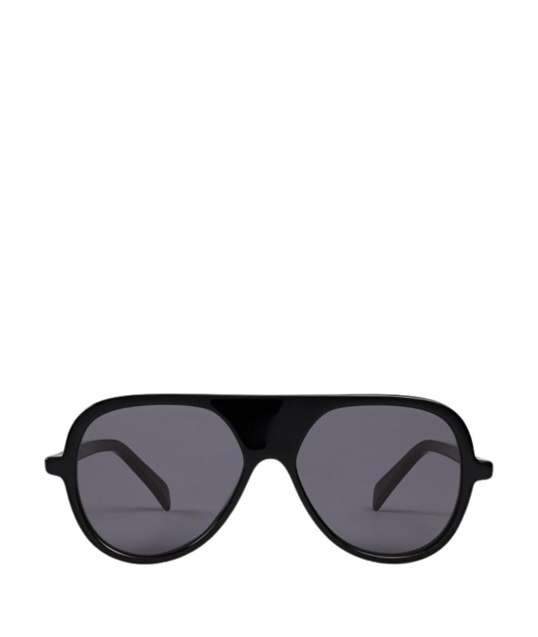 CELINE Черные пластиковые солнцезащитные очки, фото 1