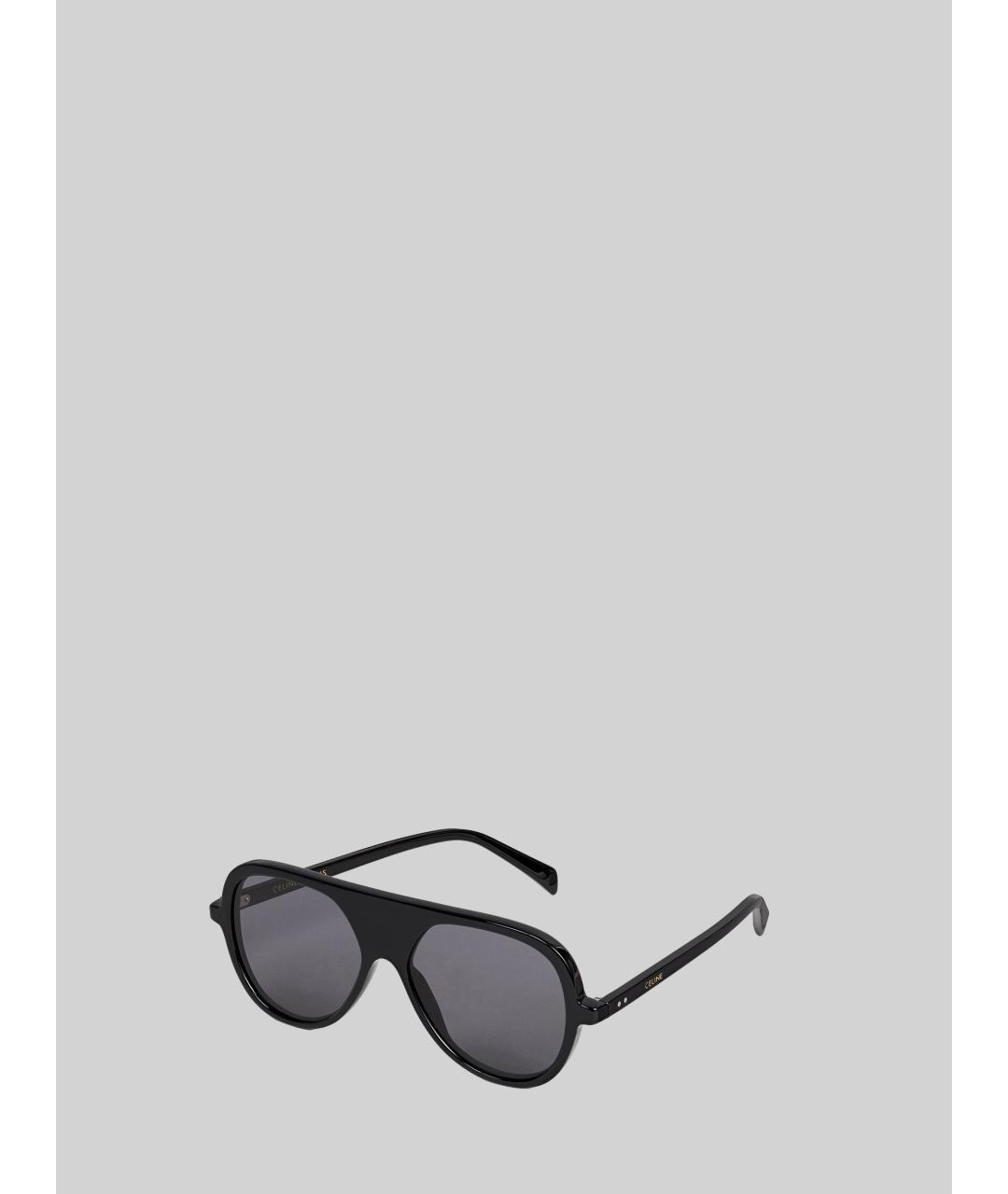 CELINE Черные пластиковые солнцезащитные очки, фото 2