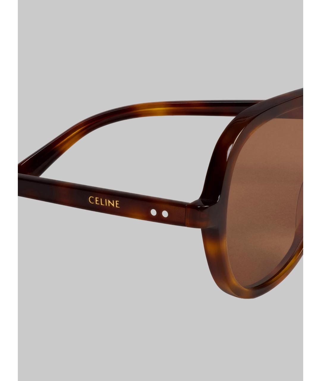 CELINE Мульти пластиковые солнцезащитные очки, фото 4