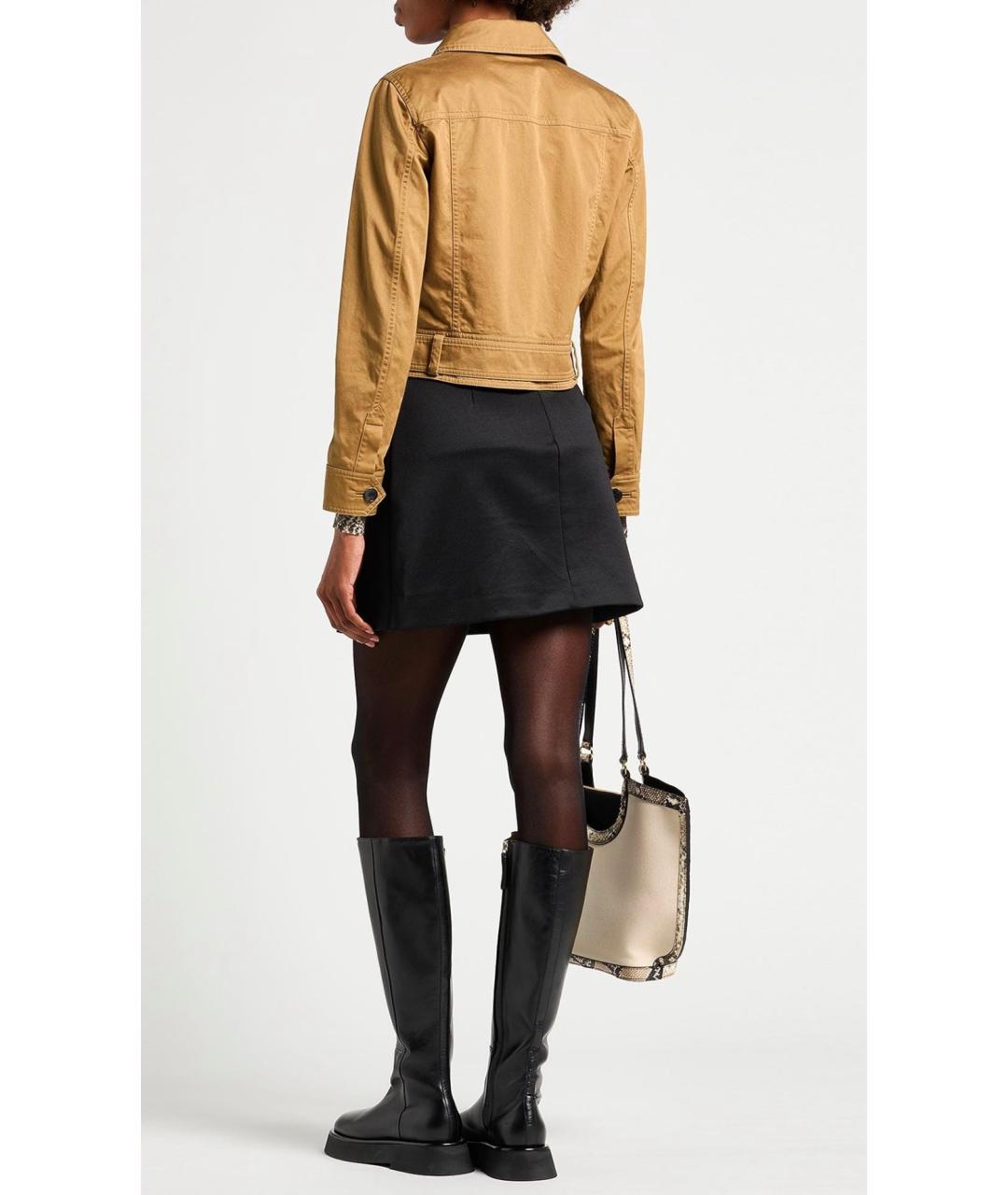SAINT LAURENT Коричневая хлопковая куртка, фото 3