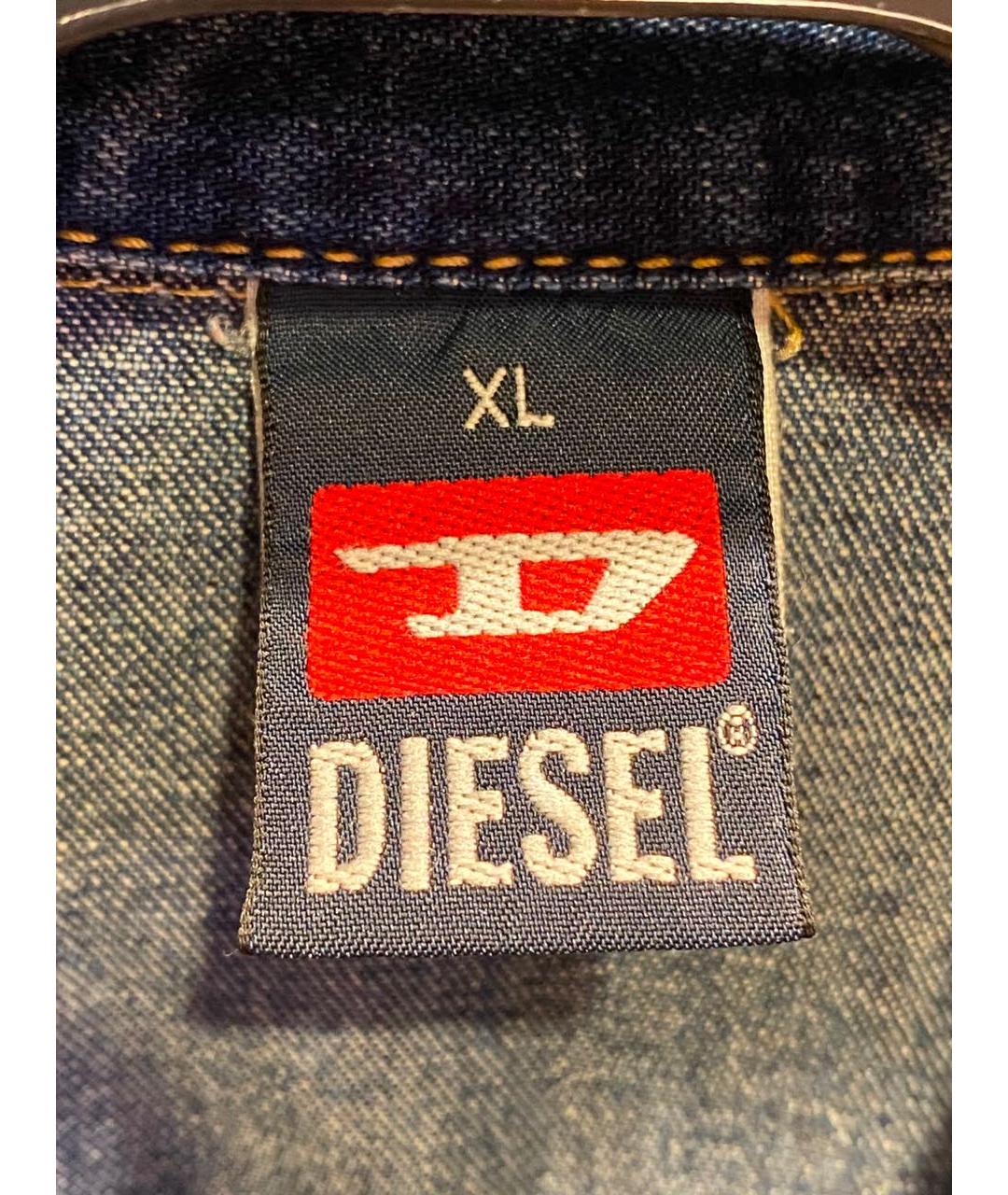 DIESEL Синяя хлопковая куртка, фото 3