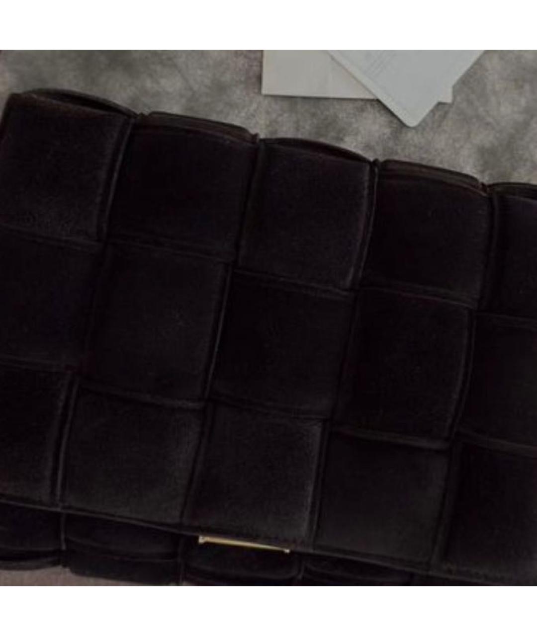 BOTTEGA VENETA Коричневая замшевая сумка через плечо, фото 2