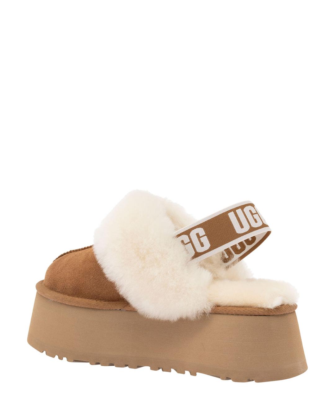 UGG Коричневые замшевые сабо, фото 3