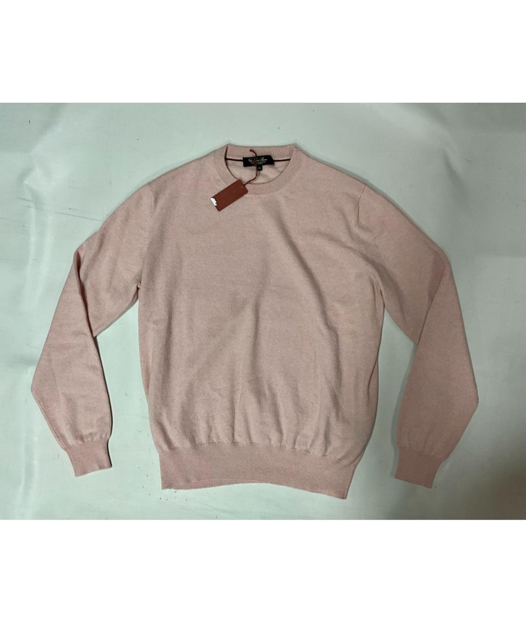 LORO PIANA Розовый кашемировый джемпер / свитер, фото 4