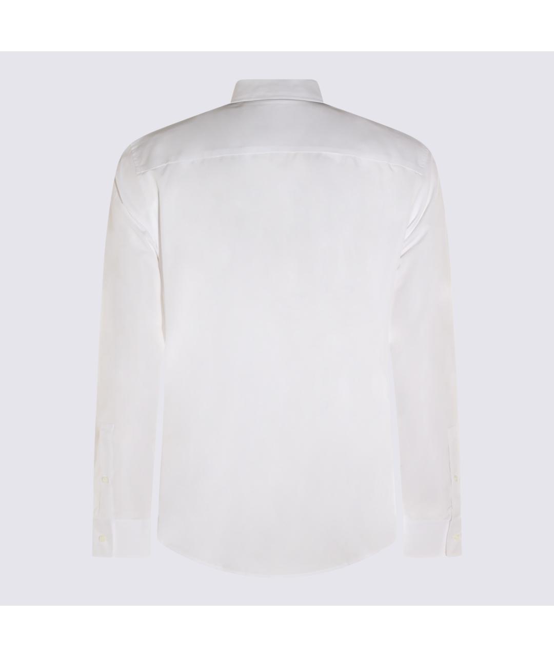 BURBERRY Белая хлопковая классическая рубашка, фото 2