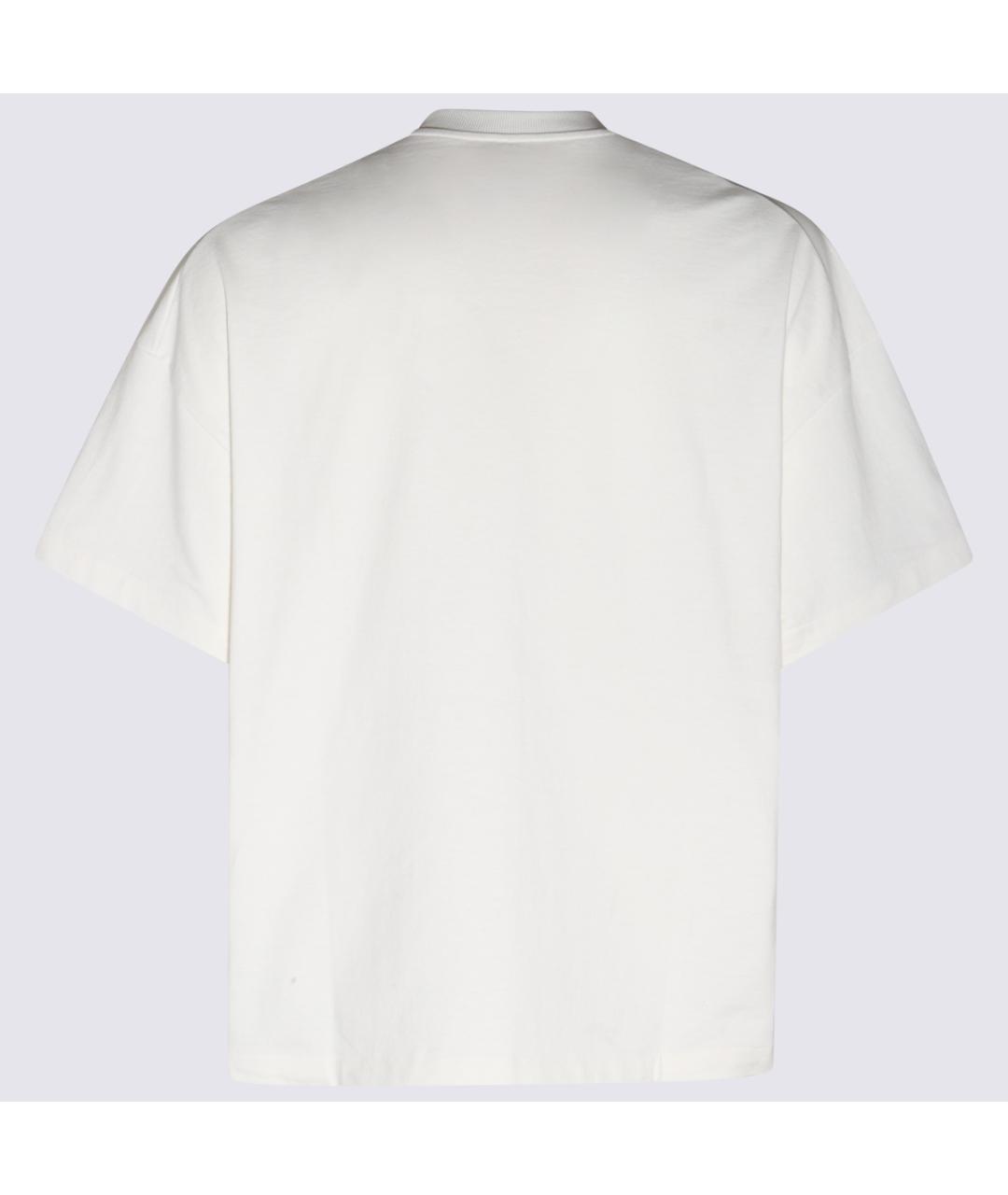 JIL SANDER Белая хлопковая футболка, фото 2