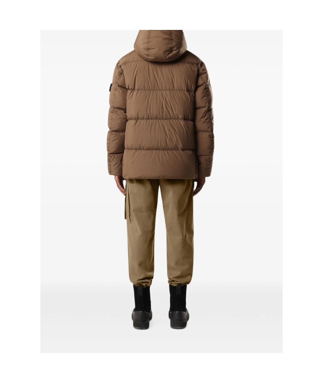 STONE ISLAND Коричневая куртка, фото 6