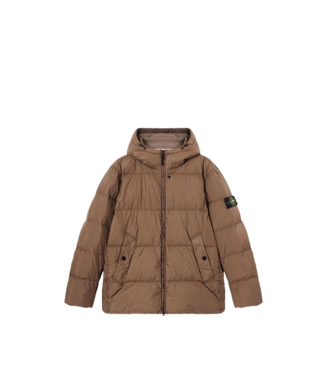 STONE ISLAND Коричневая куртка, фото 1