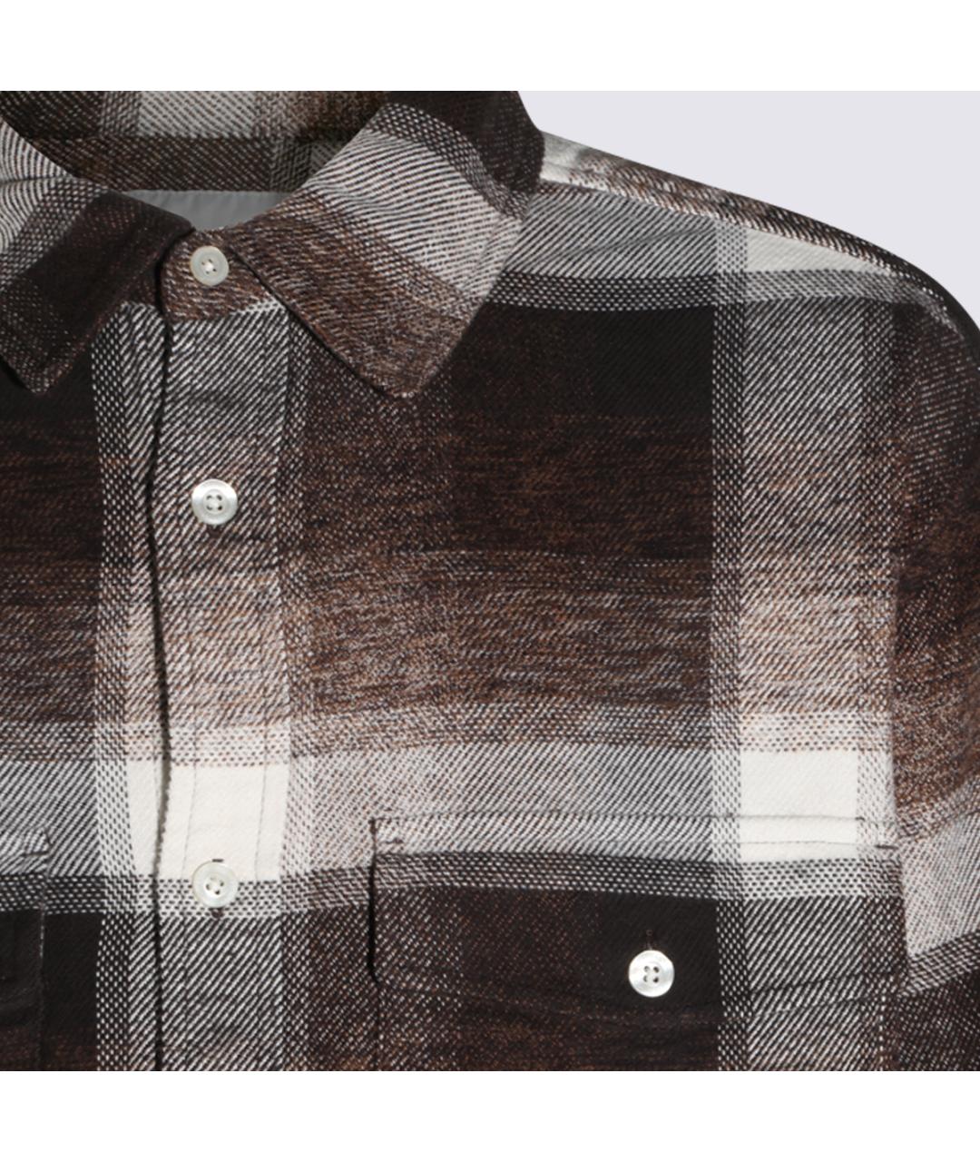 CARHARTT WIP Коричневая хлопковая кэжуал рубашка, фото 3