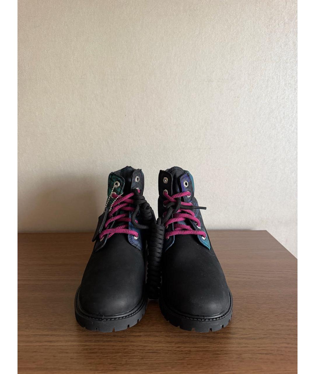TIMBERLAND Черные нубуковые ботинки, фото 2