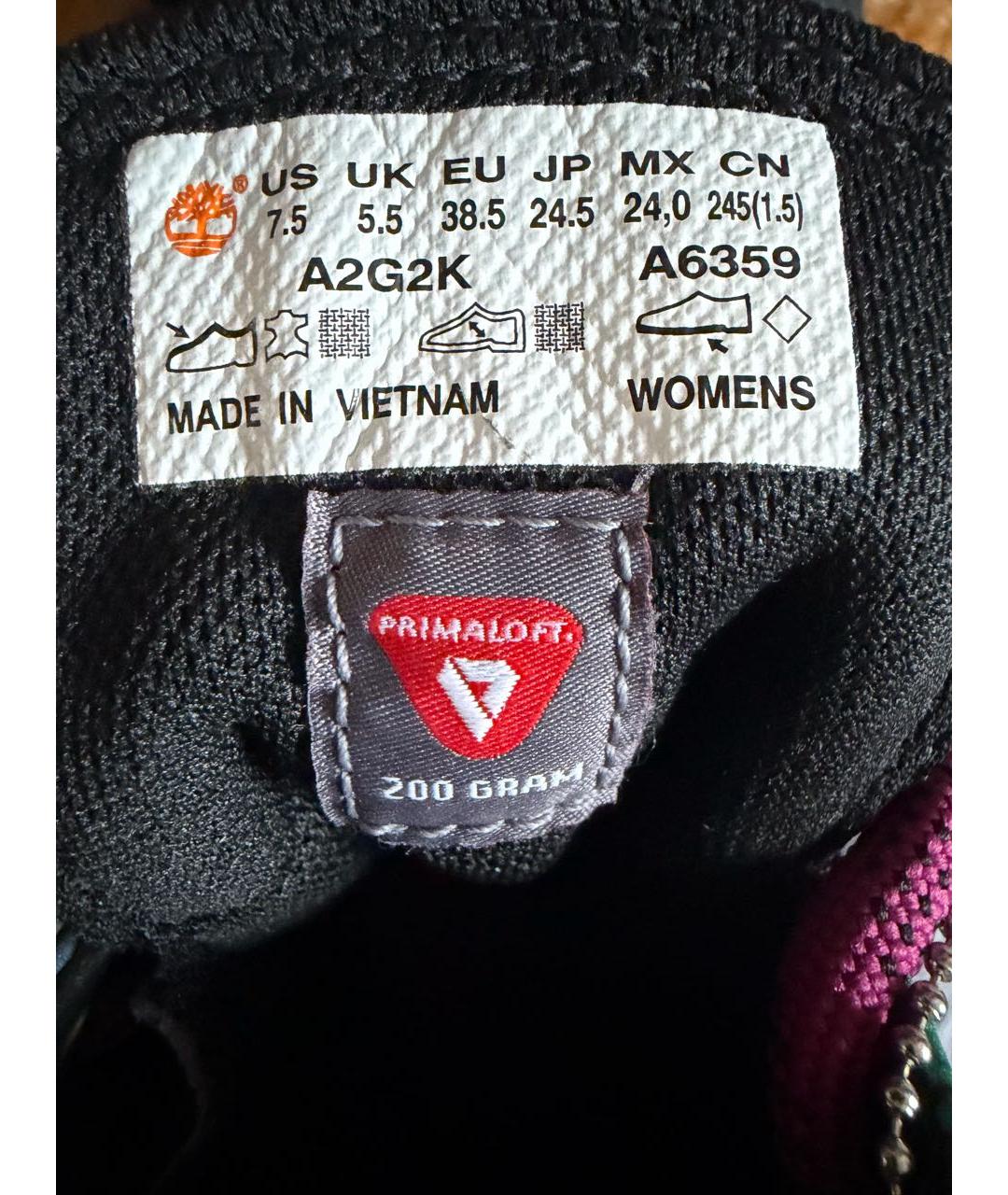 TIMBERLAND Черные нубуковые ботинки, фото 6