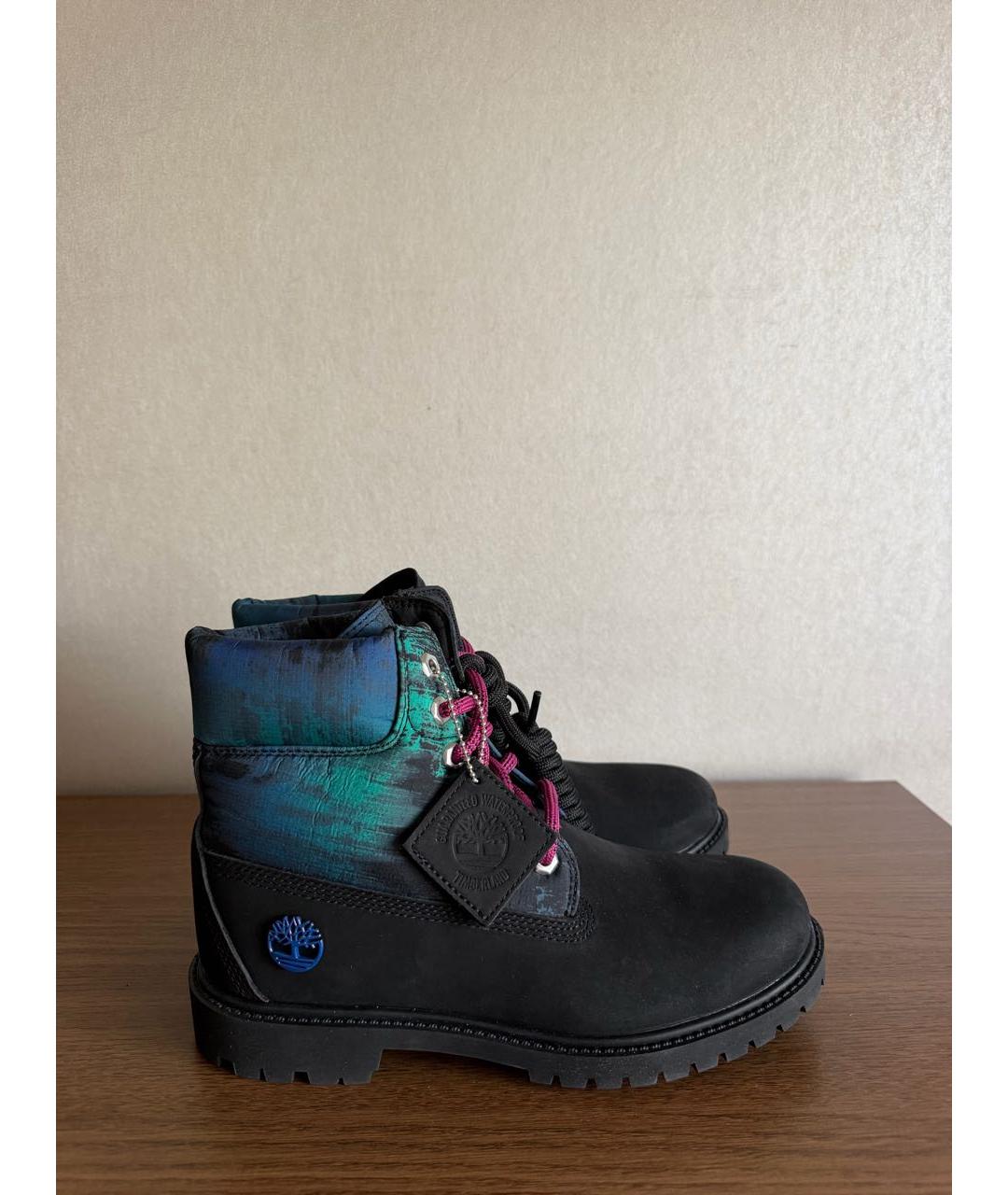 TIMBERLAND Черные нубуковые ботинки, фото 7
