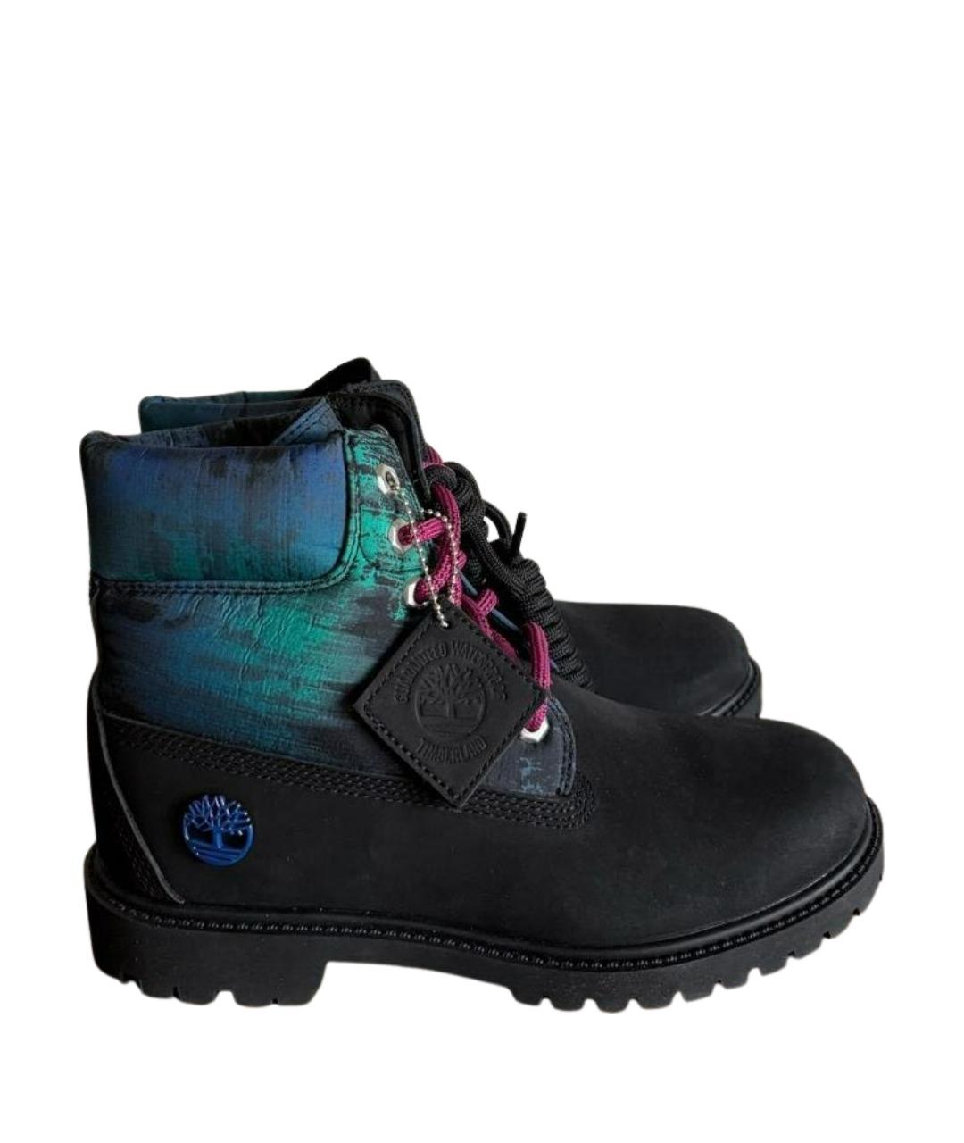 TIMBERLAND Черные нубуковые ботинки, фото 1