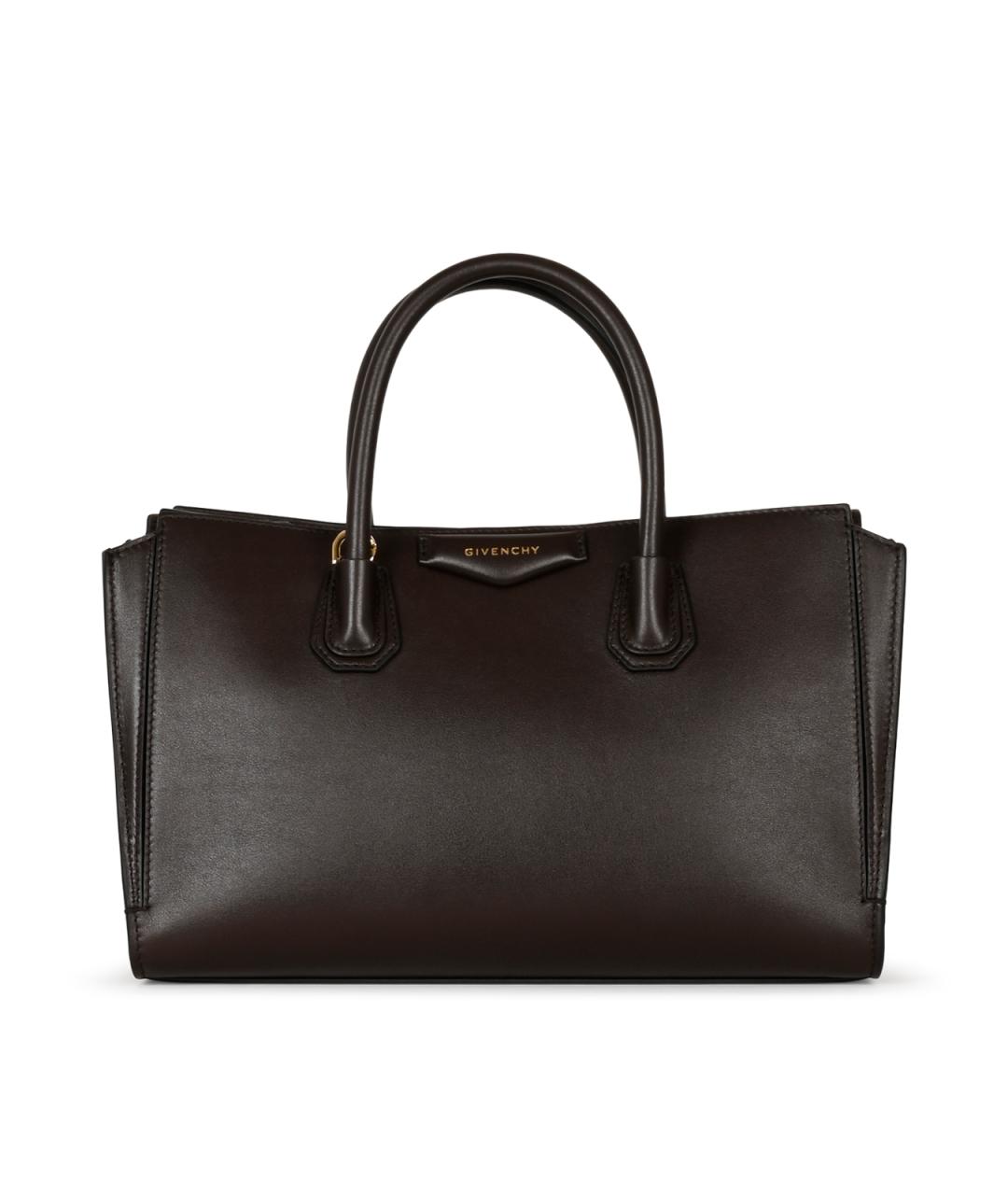 GIVENCHY Коричневая кожаная сумка тоут, фото 1