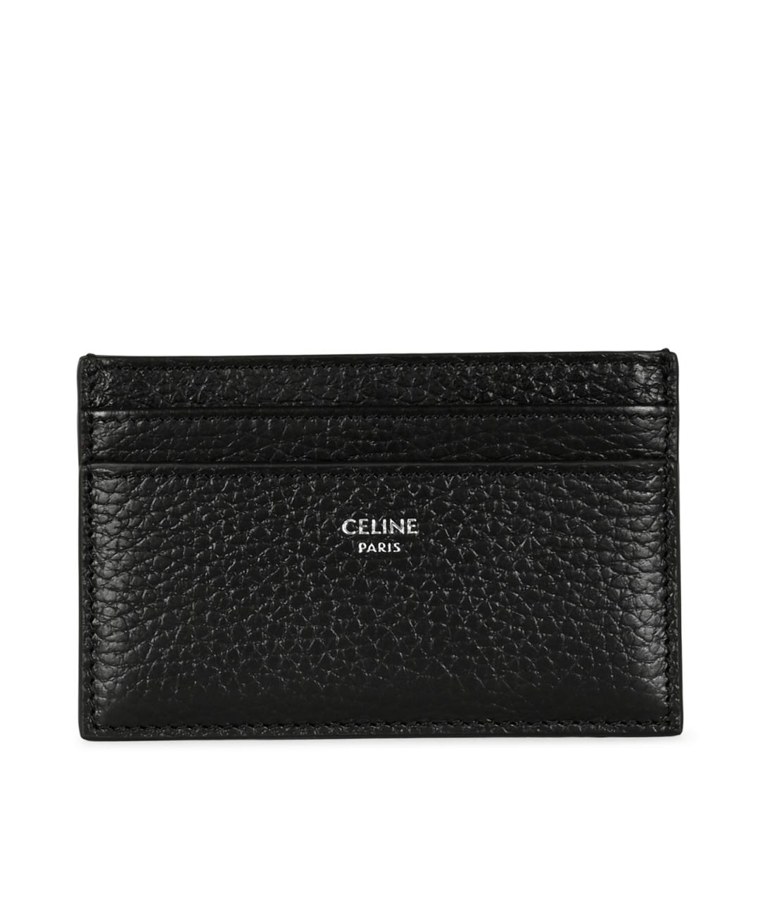 CELINE Черный кожаный кардхолдер, фото 2