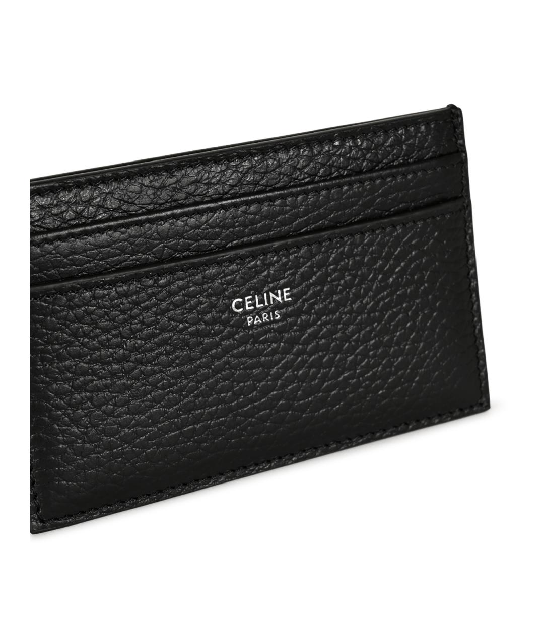 CELINE Черный кожаный кардхолдер, фото 9