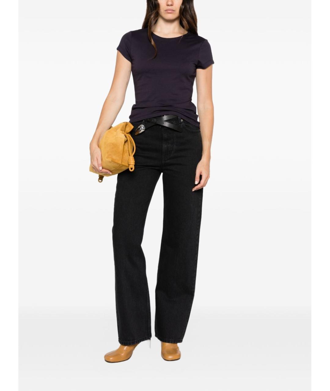 LOEWE Синяя хлопковая футболка, фото 4