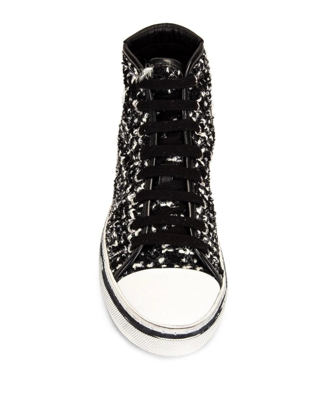 SAINT LAURENT Мульти текстильные кеды, фото 3