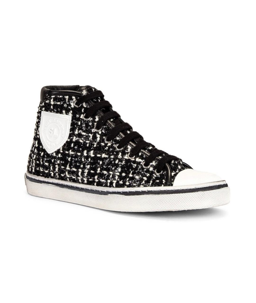 SAINT LAURENT Мульти текстильные кеды, фото 2