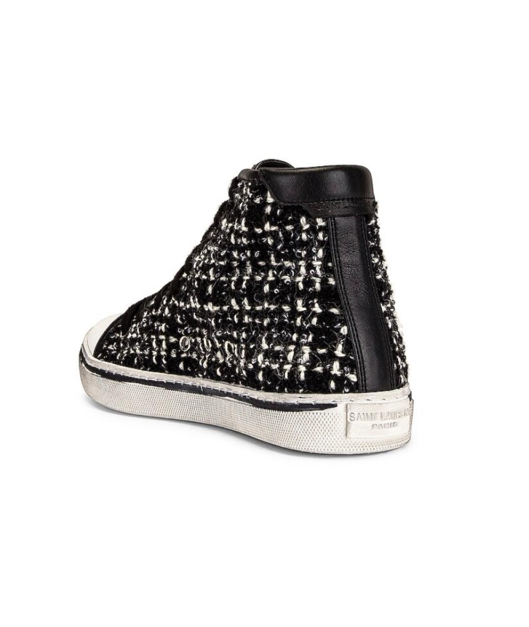 SAINT LAURENT Мульти текстильные кеды, фото 5
