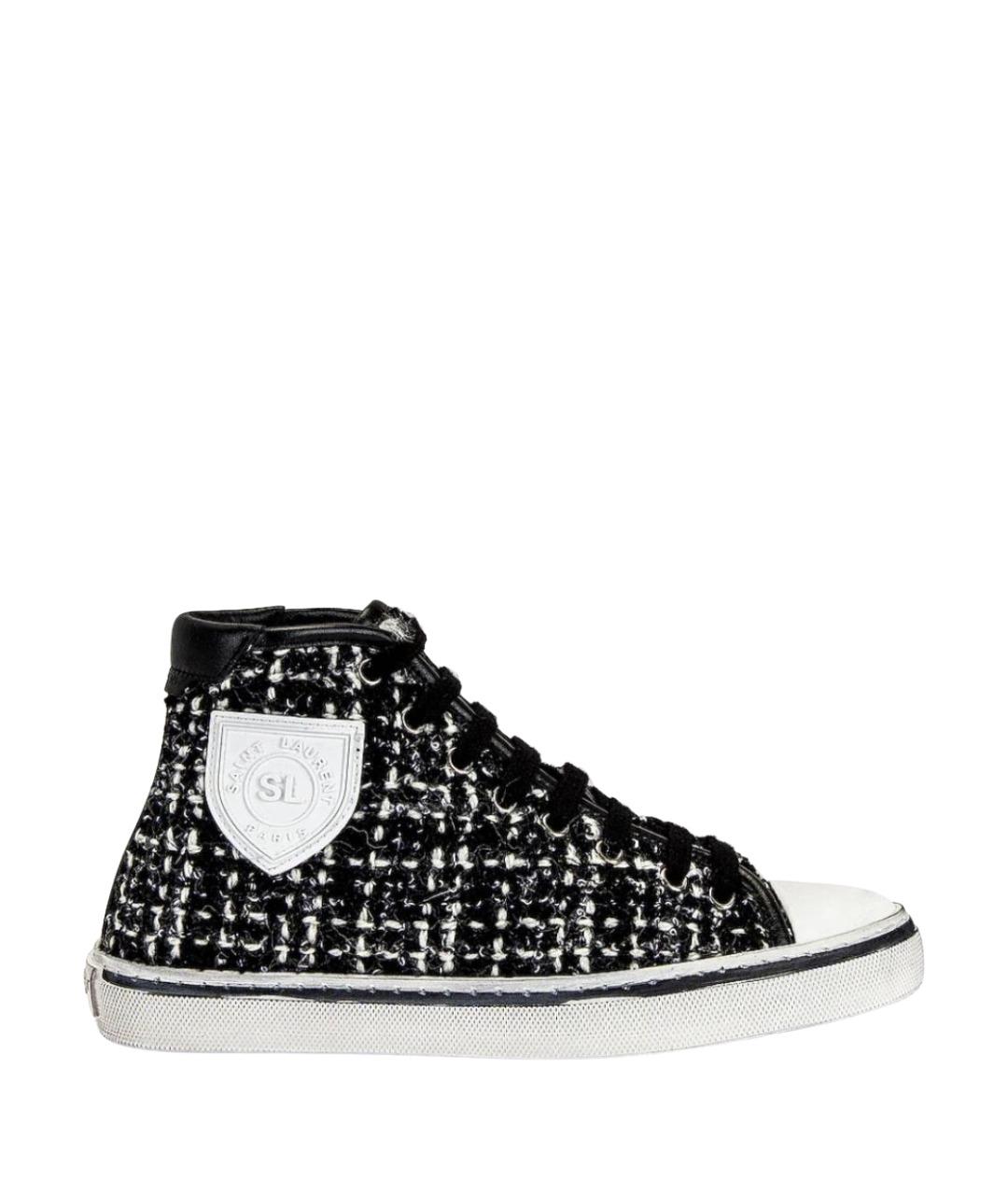 SAINT LAURENT Мульти текстильные кеды, фото 1