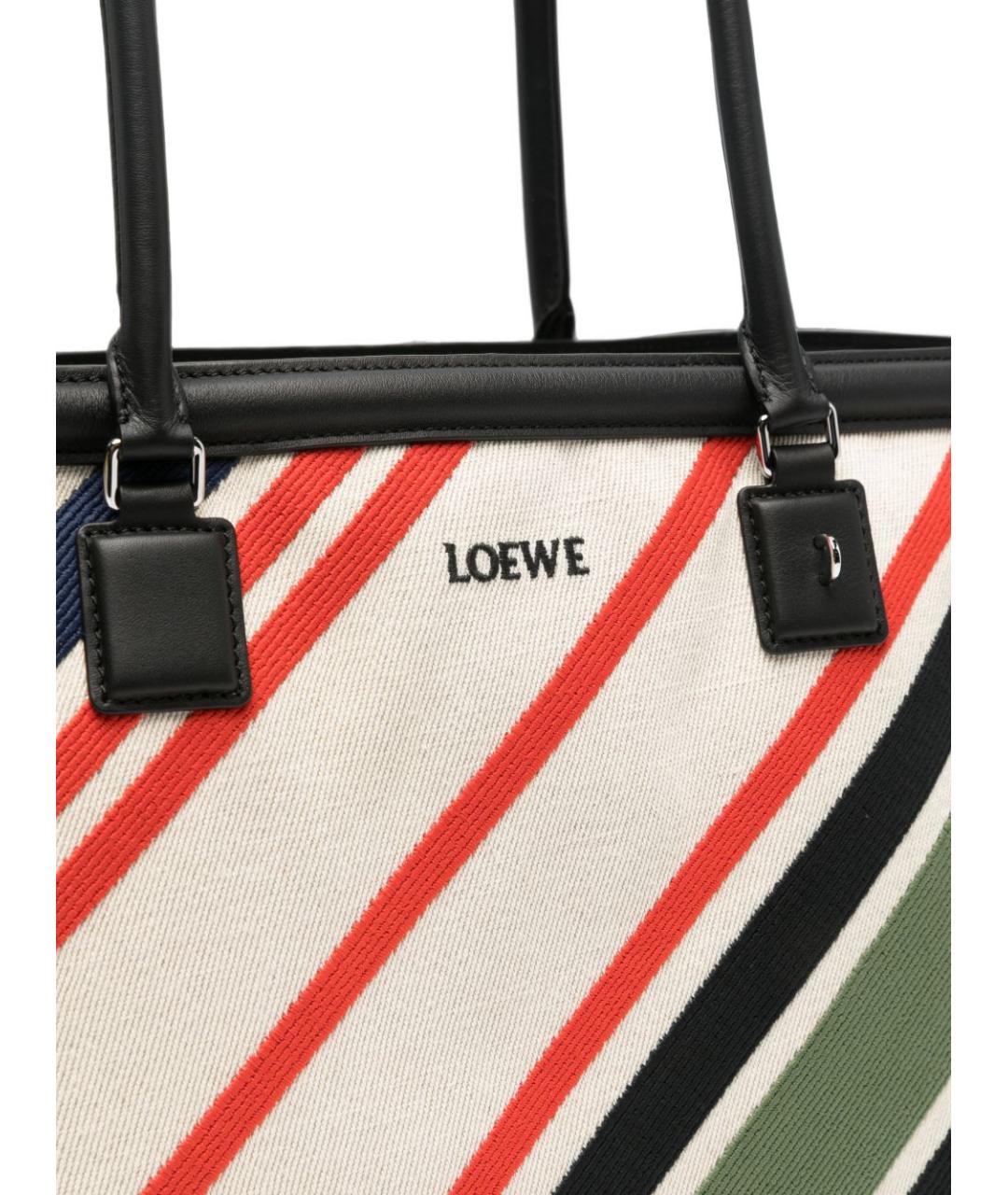 LOEWE Мульти сумка тоут из канвы, фото 2