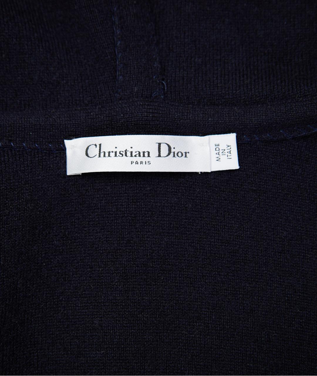 CHRISTIAN DIOR Темно-синий кашемировый костюм с брюками, фото 3