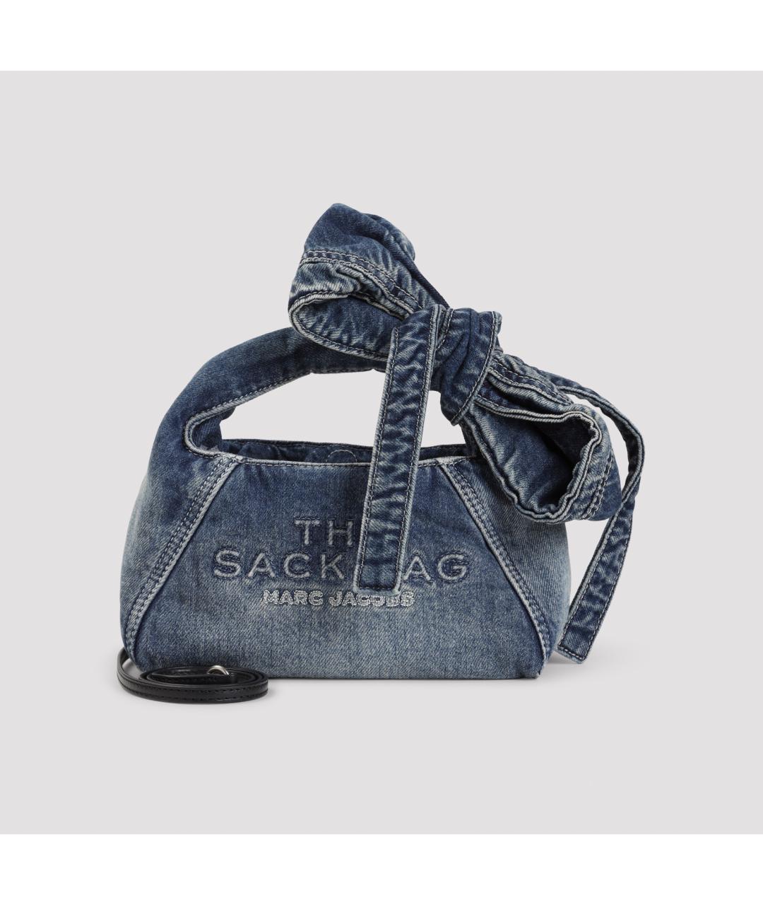 MARC JACOBS Синяя хлопковая сумка через плечо, фото 2
