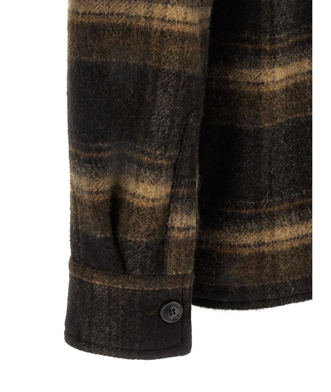 ISABEL MARANT Коричневая шерстяная куртка, фото 4