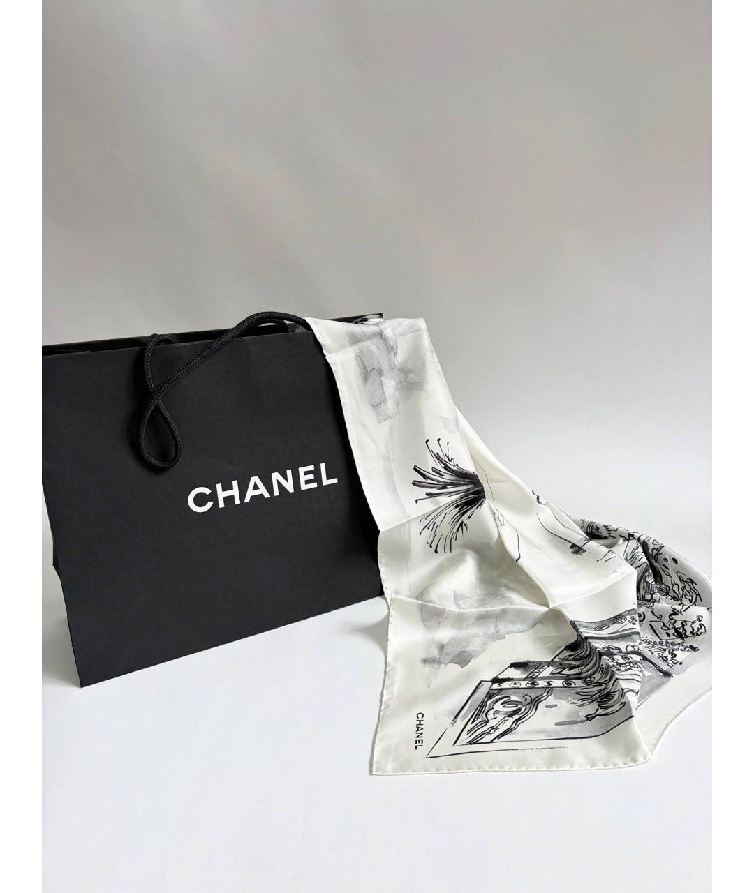 CHANEL Мульти шелковый платок, фото 5