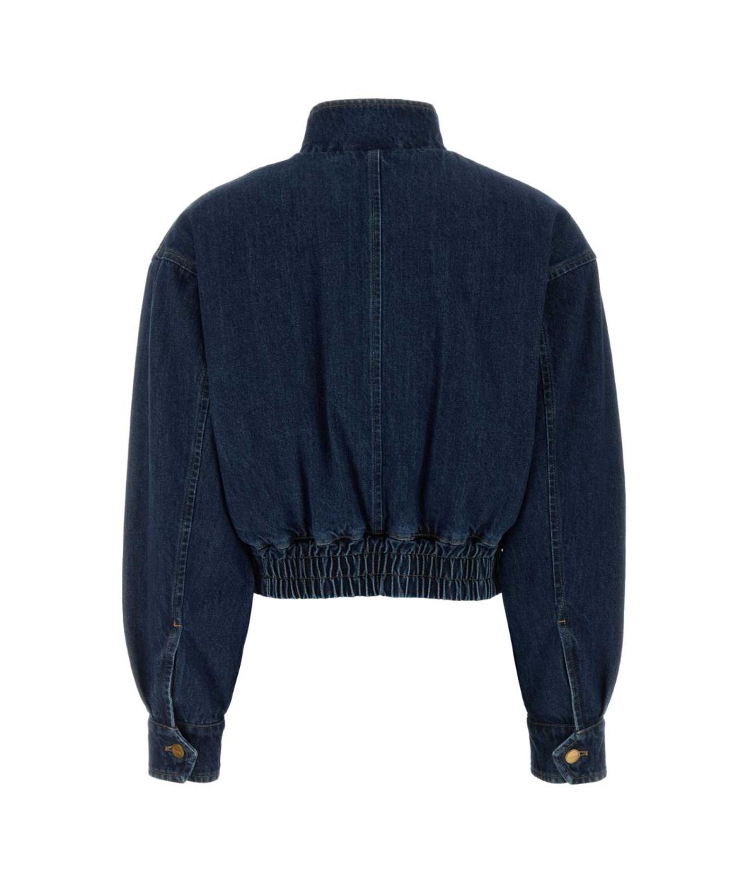 JIL SANDER Синяя хлопковая куртка, фото 2
