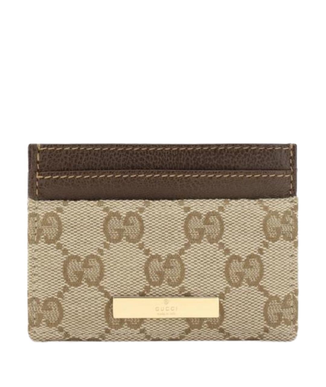 GUCCI Бежевый кардхолдер, фото 1