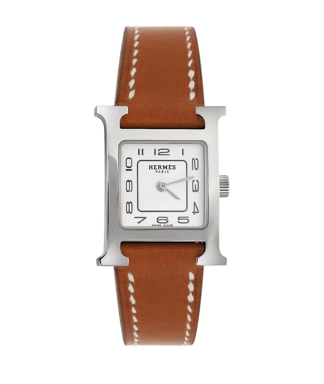 HERMES Коричневые часы, фото 8