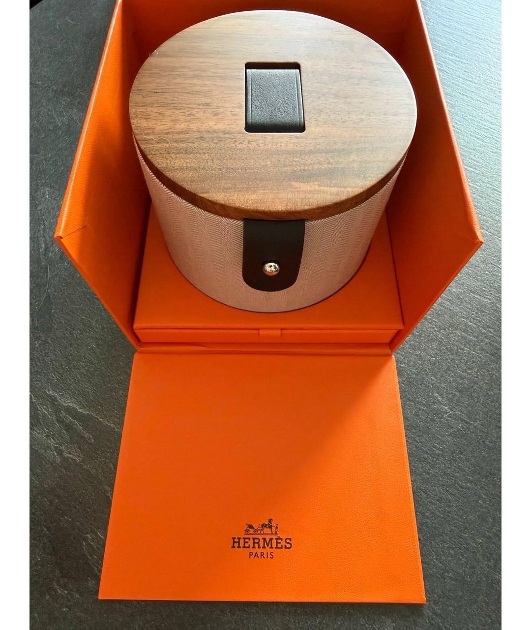 HERMES Коричневые часы, фото 7