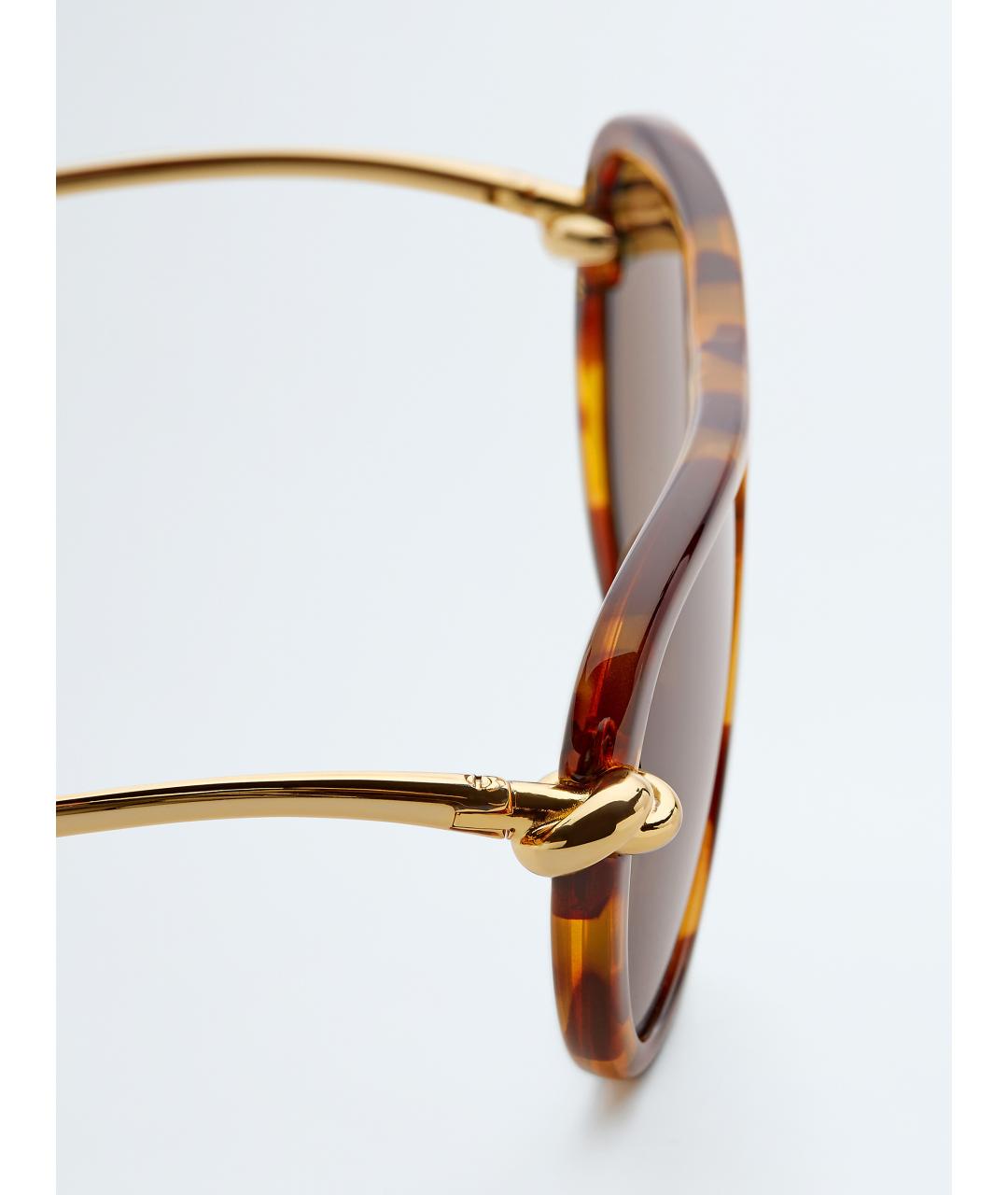 BOTTEGA VENETA Мульти пластиковые солнцезащитные очки, фото 4