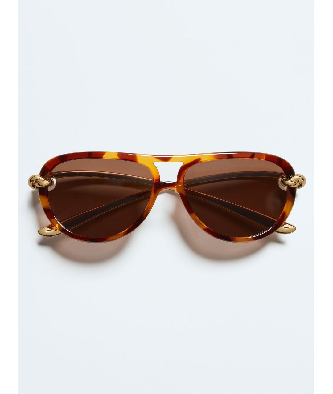 BOTTEGA VENETA Мульти пластиковые солнцезащитные очки, фото 5